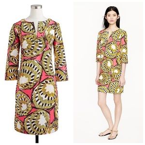 J.Crew Ratti Electric Kiwi Tunic Dress